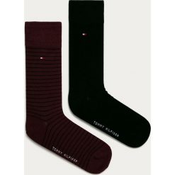 Tommy Hilfiger - Skarpetki (2-pack). Czarne skarpetki męskie TOMMY HILFIGER, bez wzorów, z elastanu. Za 59,90 zł.