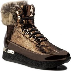 Botki HÖGL - 4-100831 Bronze. Brązowe buty zimowe damskie HÖGL, ze skóry ekologicznej. W wyprzedaży za 619,00 zł.