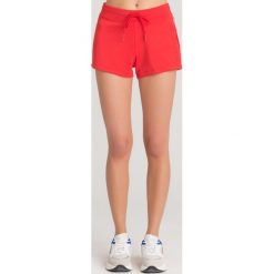 SZORTY Armani Exchange. Czerwone szorty damskie Armani Exchange, s, bez wzorów, z materiału. Za 349,00 zł.