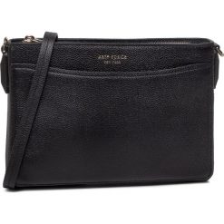Torebka KATE SPADE - Margaux Medium Convertible Crossbody PXRUA219 Black 001U. Czarne listonoszki damskie Kate Spade, bez wzorów, ze skóry, bez dodatków. W wyprzedaży za 699,00 zł.