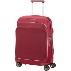 Walizka "Spinner" w kolorze czerwonym - 40x 55 x 20 cm. Czerwone walizki Samsonite, bez wzorów, z poliesteru. W wyprzedaży za 386,95 zł.