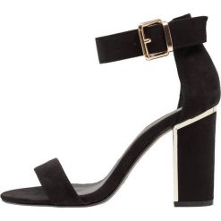 Sandały damskie: New Look Wide Fit WIDE FIT SOLO Sandały na obcasie black