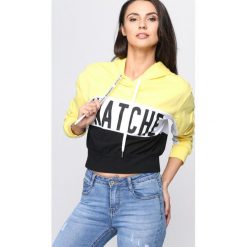 Bluzy damskie: Żółta Bluza Chill Mind