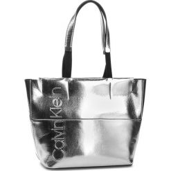 Shopper bag damskie: Torebka CALVIN KLEIN - Dual Shopper Metalic K60K604658 904