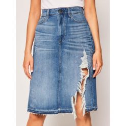 Spódnica jeansowa G-Star Raw Sato D16157-C049-B162. Niebieskie spódniczki damskie G-Star RAW, bez wzorów, z bawełny, retro. Za 419,00 zł.