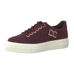 Tamaris Damskie Trampki 1-1-23715-21-537 Merlot (Rozmiar 38). Czerwone trampki i tenisówki damskie marki Tamaris. W wyprzedaży za 243,00 zł.