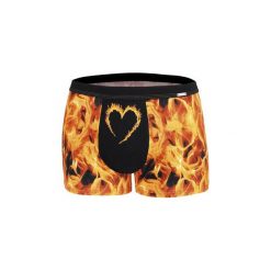 Bokserki Fire 010/60. Pomarańczowe bokserki męskie Cornette, bez wzorów. Za 38,90 zł.
