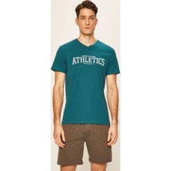 Henderson - Piżama. Niebieskie piżamy męskie Henderson, xl, z nadrukiem, z bawełny, bez rękawów. Za 89,90 zł.
