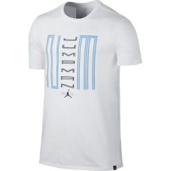 Koszulki sportowe męskie: Nike Koszulka Jordan Men`s Air 11 Jumpman 23 T-Shirt biała r. XL (844282 100)