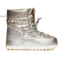 Śniegowce BOGNER TROIS VALLEES 16. Szare buty trekkingowe damskie Bogner, na zimę, ze skóry, rockowe, na sznurówki. Za 2020,00 zł.