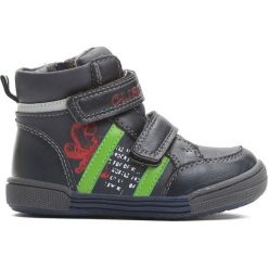 Granatowo-Zielone Buty Sportowe On The Road. Niebieskie buty sportowe chłopięce Born2be, z materiału, z okrągłym noskiem, na zamek. Za 59,99 zł.