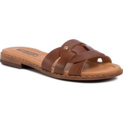 Klapki PIKOLINOS - W0X-0588 Cuero. Pomarańczowe klapki damskie Pikolinos, bez wzorów, ze skóry, bez obcasa, na obcasie. Za 339,00 zł.