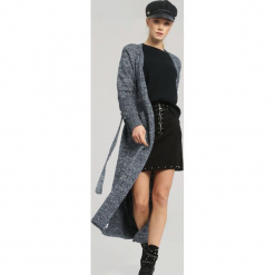 Granatowy Kardigan Messenger. Niebieskie kardigany damskie other, l. Za 49,99 zł.