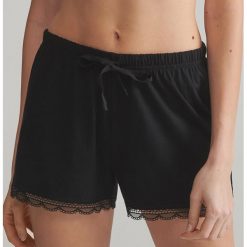 Szorty piżamowe 2 pack - Czarny. Czarne piżamy damskie Reserved, s, bez wzorów. Za 59,99 zł.