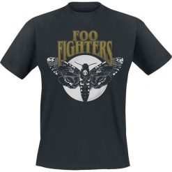 Foo Fighters Hawk Moth T-Shirt czarny. Czarne koszulki męskie marki Foo Fighters, l, z nadrukiem, z okrągłym kołnierzem, bez rękawów. Za 74,90 zł.