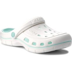 Chodaki damskie: Klapki COQUI – Jumper 6352 White/Lt. Mint