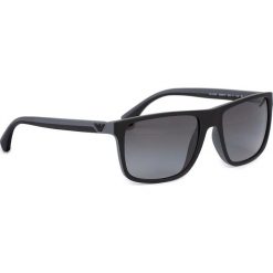 Okulary przeciwsłoneczne EMPORIO ARMANI - 0EA4033 5229T3 Gray/Black. Szare okulary przeciwsłoneczne męskie Emporio Armani, z tworzywa sztucznego. Za 689,00 zł.