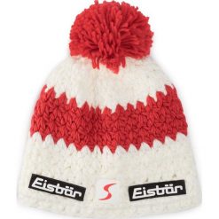 Czapka Eisbär Bennet Pompon 77079. Czerwone czapki damskie Eisbär, bez wzorów. W wyprzedaży za 139,00 zł.