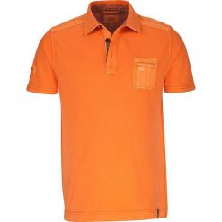 Koszulka polo w kolorze pomarańczowym. Pomarańczowe koszulki męskie Camel Active, m, bez wzorów, z bawełny, bez rękawów. W wyprzedaży za 109,95 zł.