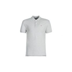 Koszulki polo z krótkim rękawem Tommy Jeans TJM TOMMY. Szare koszulki męskie Tommy Jeans, s, bez wzorów, z jeansu, z krótkim rękawem. Za 207,20 zł.