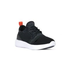 Buty Calvin Klein Jeans MERYL KNIT. Czarne trampki i tenisówki damskie Calvin Klein Jeans, bez wzorów, z jeansu, bez zapięcia. Za 519,02 zł.