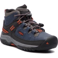 Trekkingi KEEN - Targhee Mid Wp 1019835 Blue Nights/Rooibos Tea. Niebieskie śniegowce dziewczęce Keen, bez zapięcia. W wyprzedaży za 199,00 zł.