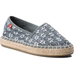 Espadryle BIG STAR - AA274682 Blue. Szare espadryle damskie BIG STAR, bez wzorów, ze skóry ekologicznej, bez obcasa. Za 89,00 zł.