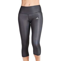 DAMSKIE LEGINSY DO BIEGANIA ADIDAS 3/4. Legginsy sportowe damskie Adidas, bez wzorów, do biegania. W wyprzedaży za 99,99 zł.