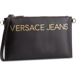 Torebka VERSACE JEANS - E3VTBPB1 70881 899. Czarne listonoszki damskie Versace Jeans, bez wzorów, z jeansu, bez dodatków. W wyprzedaży za 229,00 zł.