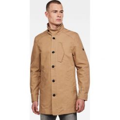 G-Star Raw - Płaszcz. Niebieskie płaszcze męskie G-Star RAW, xl, bez wzorów, z bawełny, retro, bez kaptura. Za 899,90 zł.