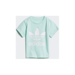 T-shirty z krótkim rękawem Dziecko adidas Koszulka Trefoil. Zielone bluzki dziewczęce marki Adidas, z krótkim rękawem. Za 79,95 zł.