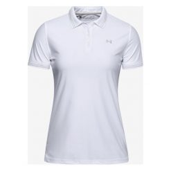 Under Armour Zinger Pique Polo Koszulka Biały. Białe koszulki damskie Under Armour, s, bez wzorów, z elastanu, bez rękawów. Za 274,95 zł.