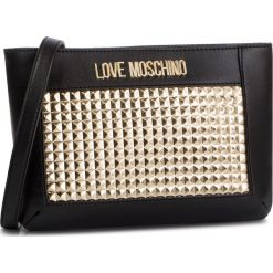 Torebka LOVE MOSCHINO - JC4227PP07KD100B Nero/Oro. Czarne listonoszki damskie Love Moschino, bez wzorów, ze skóry ekologicznej, eleganckie, bez dodatków. W wyprzedaży za 369,00 zł.