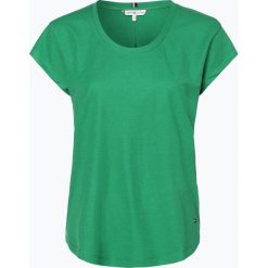 Tommy Hilfiger - T-shirt damski, zielony. Zielone t-shirty damskie TOMMY HILFIGER, m, bez wzorów, bez kołnierzyka. Za 229,95 zł.