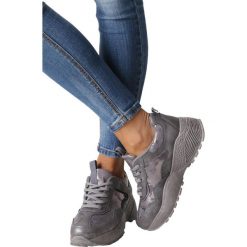 Szare buty sportowe sneakersy sznurowane Casu 7-K591B. Szare buty sportowe damskie marki Casu, bez wzorów, sportowe. Za 69,99 zł.