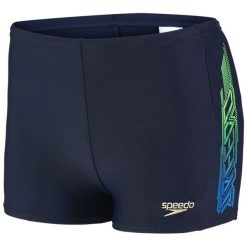 Speedo Kąpielówki Speedpunch Logo Panel Aquashort. Czarne kąpielówki chłopięce marki Speedo. W wyprzedaży za 79,00 zł.