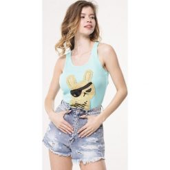 Niebieska Top I'm Crazy Today. Bluzki damskie Born2be. Za 9,99 zł.