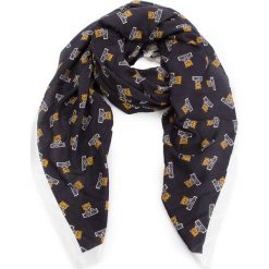 Chusta MOSCHINO - 03289 M1803 006. Czarne chusty damskie marki MOSCHINO, z kaszmiru. Za 789,00 zł.