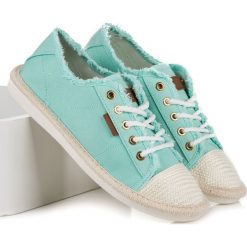 Trampki i tenisówki damskie: Sznurowane trampki espadryle ALAYAH