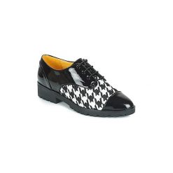 Derby Mellow Yellow ECAFLORI. Czarne półbuty damskie Mellow Yellow, bez wzorów, bez obcasa, bez zapięcia. Za 415,20 zł.