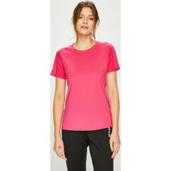 Calvin Klein Performance - Top. Różowe bluzki damskie Calvin Klein Performance, s, bez wzorów, z elastanu, z okrągłym kołnierzem. W wyprzedaży za 99,90 zł.