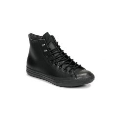 Buty Converse CTAS WINTER LEATHER MONO HI. Czarne trampki męskie Converse, bez wzorów, bez zapięcia. Za 399,00 zł.
