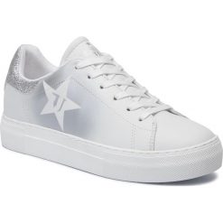 Sneakersy TRUSSARDI JEANS - 79A00425 M664. Białe półbuty damskie Trussardi Jeans, z jeansu. W wyprzedaży za 329,00 zł.