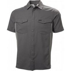 Helly Hansen Koszula Męska Seidr Hybrid Shirt, Charcoal Xl. Szare koszule męskie marki Helly Hansen, na lato, xl, bez wzorów, z materiału, sportowe, bez kołnierzyka, bez rękawów. W wyprzedaży za 225,00 zł.