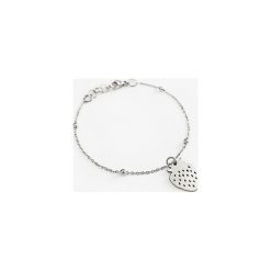 BRANSOLETKA PRELUDIUM TRUSKAWKA. Szare bransoletki damskie Vander jewelery, ze skóry, ze stali. Za 85,00 zł.