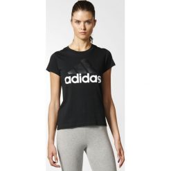Topy sportowe damskie: Adidas Koszulka damska T-shirt czarna r. M (B45786)
