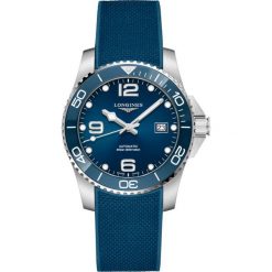 LONGINES HydroConquest L3.781.4.96.9. Szare, analogowe zegarki męskie LONGINES, ze stali. Za 6140,00 zł.