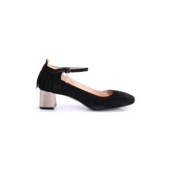 Baleriny Patrizia Pepe 1V1392/A484-K103. Czarne baleriny damskie Patrizia Pepe, bez wzorów, bez obcasa. Za 379,00 zł.