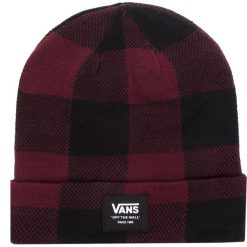 Czapka VANS - Mte Cuff Beanie VN0A3HJ95U8 Port Royale/Bla. Czarne czapki męskie Vans, z elastanu. Za 99,00 zł.