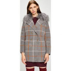 Trussardi - Płaszcz. Szare kurtki damskie Trussardi, s, bez wzorów, z elastanu. W wyprzedaży za 629,90 zł.